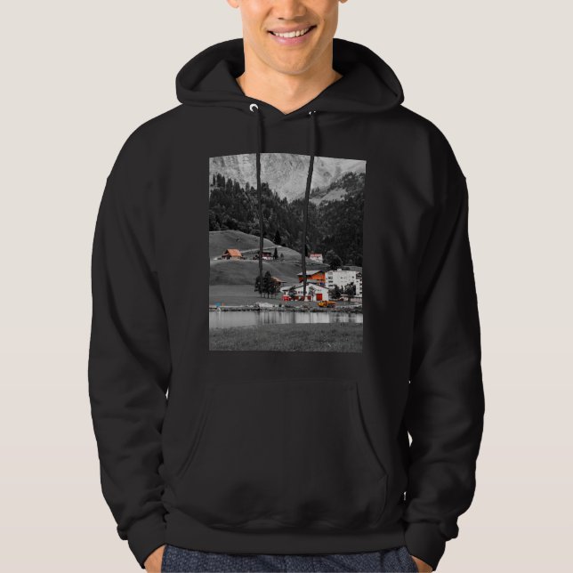Rural Countryside Landscape Hoodie (Front)