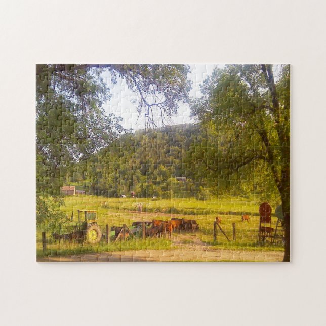 Rural Farm Minnesota. Jigsaw Puzzle (Horizontal)