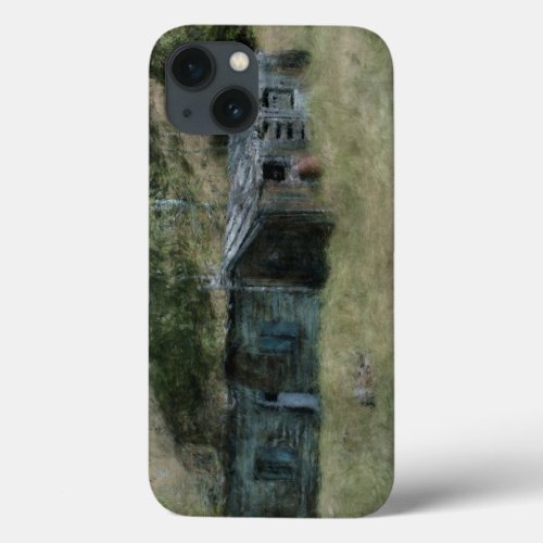 Rural Farm Outbuildings Impressionist Art iPhone 13 Case