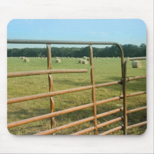 Rural Hay Field Mousepad