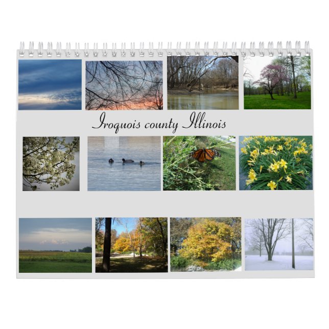 Rural Illinois Calendar (Back)