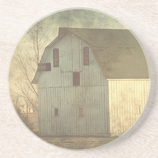 Rural Iowa Barn 6 Drink Coaster (Front)