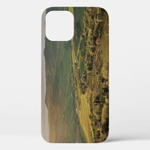 Rural Italian farmlands Tuscany sunset iPhone 12 Case