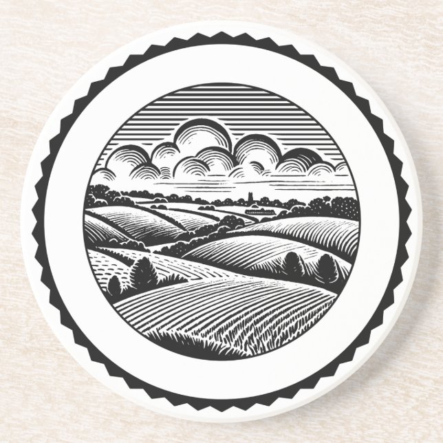 Rural Landscape 04 Coaster (Front)