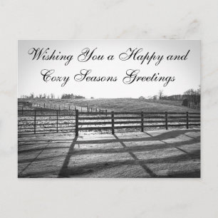 Rural Landscape Postcards - Winter Road