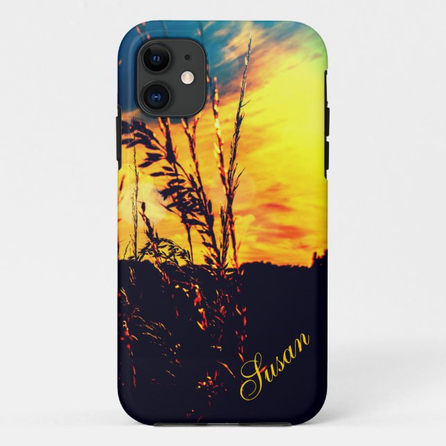 Rural Landscape Sunset iPhone 5 *Personalize* Case-Mate iPhone Case (Back)