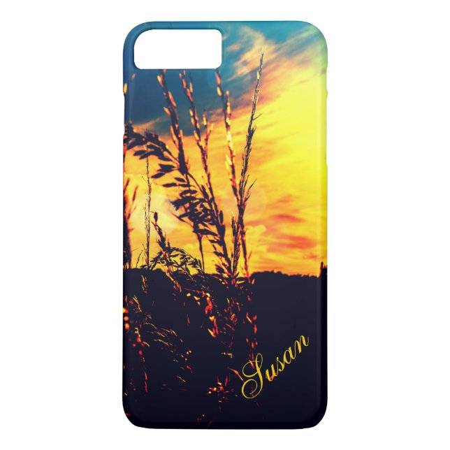 Rural Landscape Sunset iPhone 7 *Personalize* Case-Mate iPhone Case (Back)