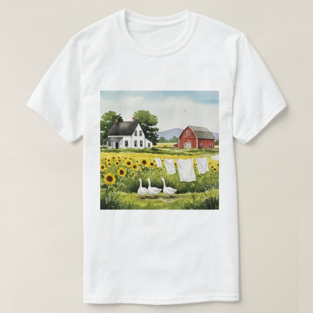 Rural landscape T-Shirt (Design Front)