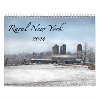Rural New York 2024 Nature Photography Calendar by Bebops at Zazzle