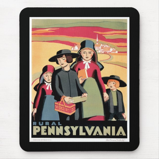 Rural Pennsylvania Mouse Pad (Front)