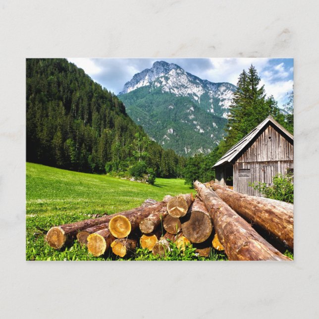 Rural Photography USA Countryside Pretty Landscape Postcard (Front)