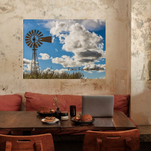 Rural Ranch Windmill Acrylic Wall Art