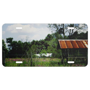 Rural Road License Plate