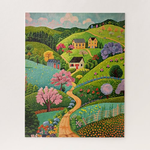 Rural Rolling Hills Jigsaw Puzzle