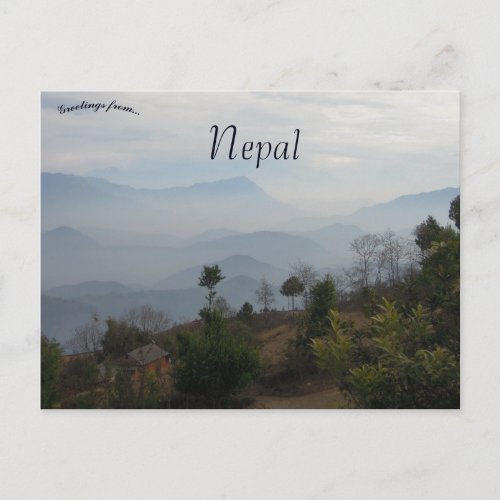 Rural Scene in Gulmi Nepal Postcard