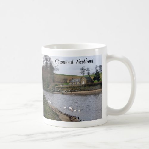 Rural Scotland Scenic Cottage at Cramond Coffee Mug