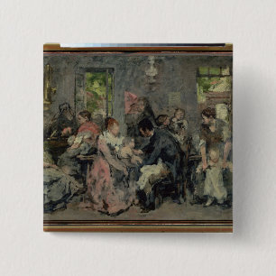 Rural Vaccination Pinback Button