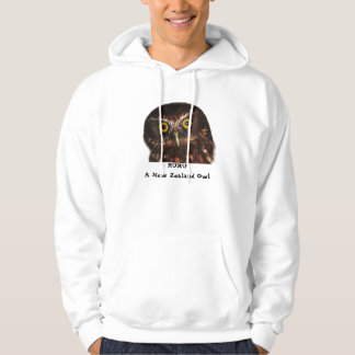RURU, A New Zealand Owl Hoodie