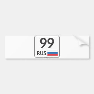 RUS. Moscow. 99. Sticker