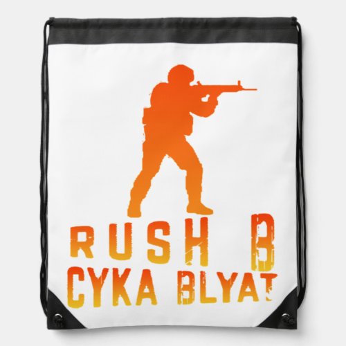 Rush B Cyka Blyat Unisex T_shirt Essential  Drawstring Bag