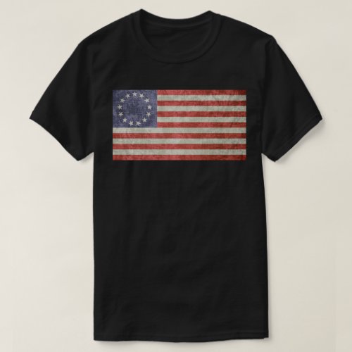 Rush Betsy Ross vintage 1776 god bless americ T_Shirt