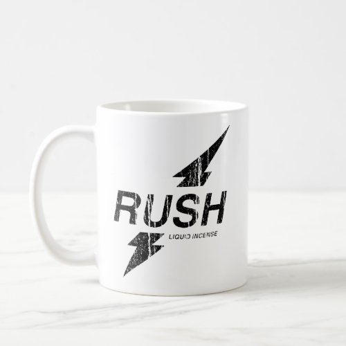 Rush Black Coffee Mug