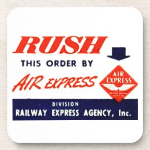  Rush by REA Air Express      Beverage Coaster