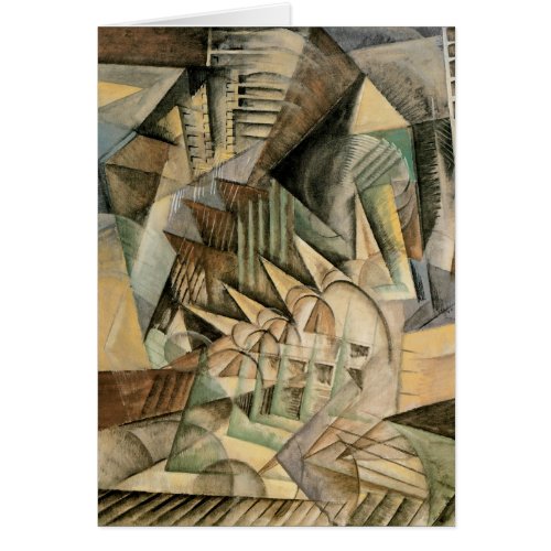 Rush Hour New York by Max Weber Vintage Cubism