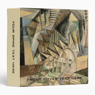 Rush Hour, New York by Max Weber, Vintage Cubism Binder