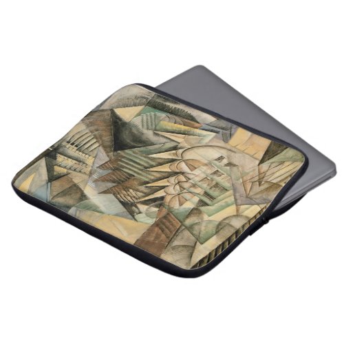 Rush Hour New York by Max Weber Vintage Cubism Laptop Sleeve