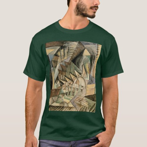 Rush Hour New York by Max Weber Vintage Cubism T_Shirt