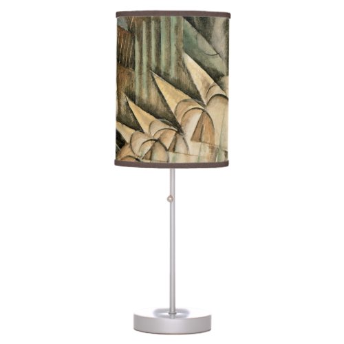 Rush Hour New York by Max Weber Vintage Cubism Table Lamp