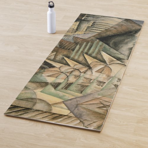 Rush Hour New York by Max Weber Vintage Cubism Yoga Mat
