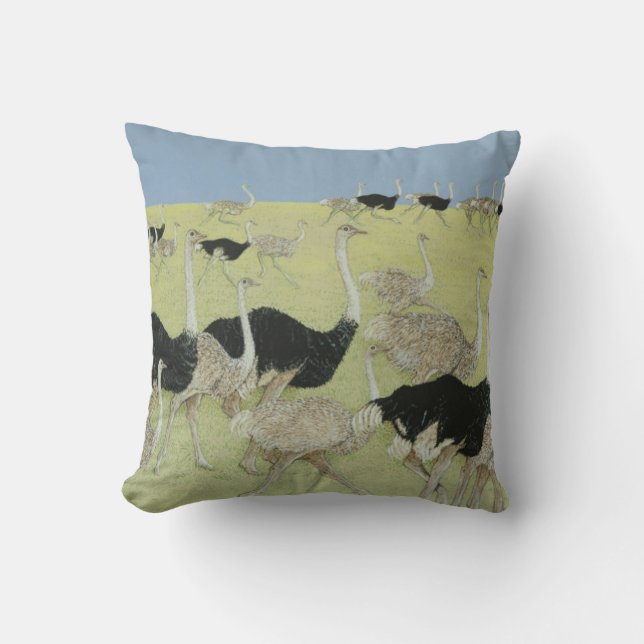 Rush hour throw pillow (Front)