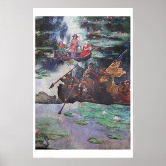 Rush Hour Traffic - collage art Poster