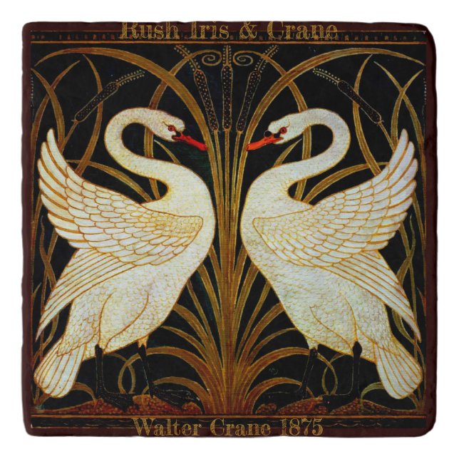  Rush Iris Crane Duo Trivet (Front)