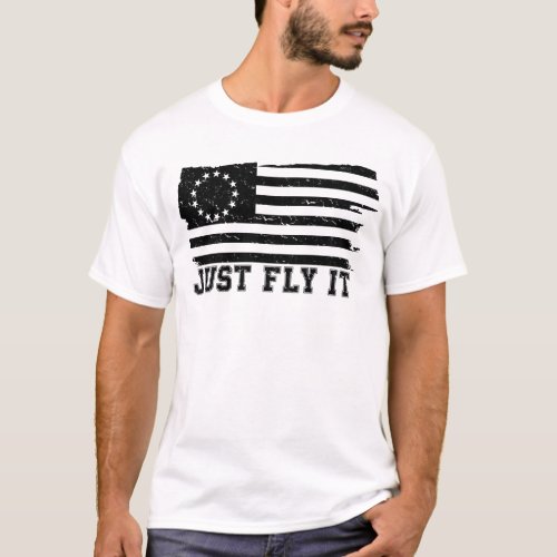 rush_limbaugh betsy ross Flag shirt Just Fly It