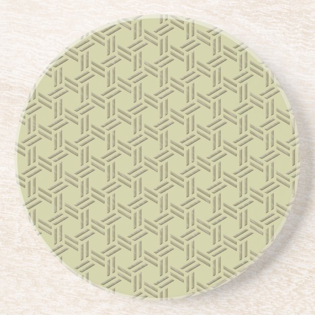 rush mat drink coaster (Front)