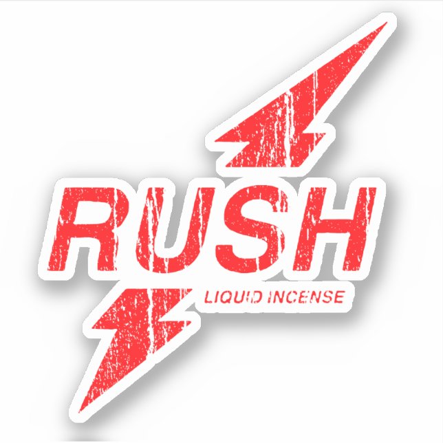 Rush Red Sticker (Front)