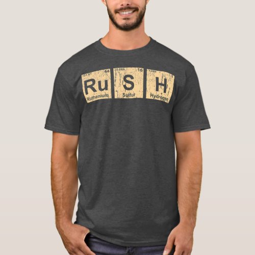 Rush RuSH Periodic Table Elements  3 T_Shirt