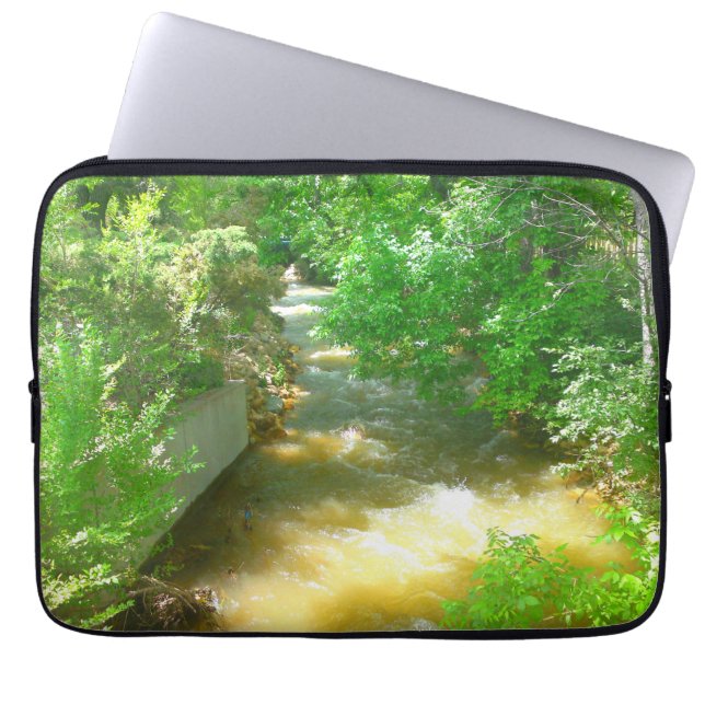 Rushing River Laptop Sleeve (Front)
