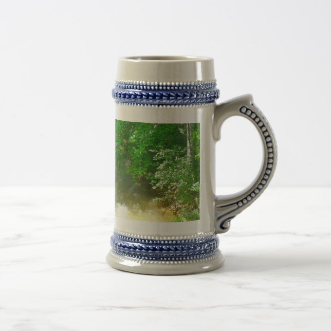 Rushing River under the Trees Mug (Right)