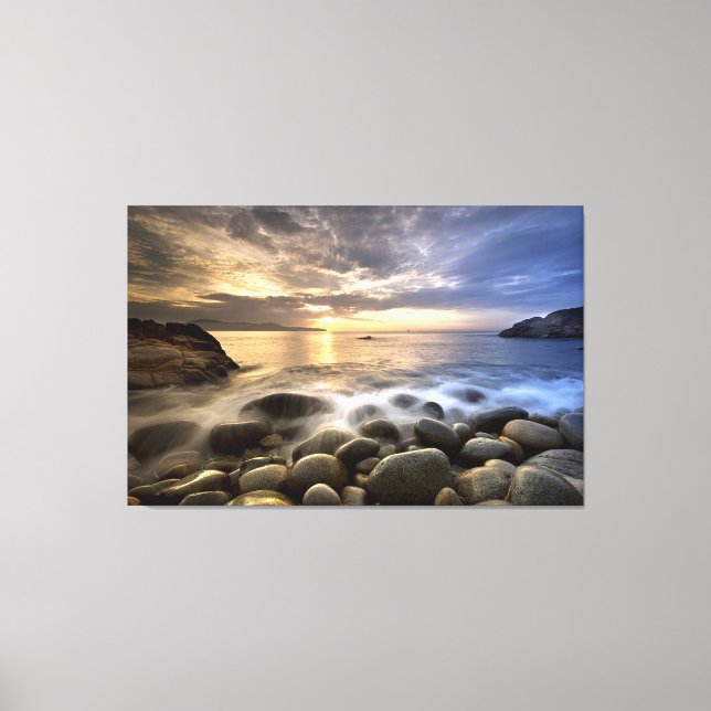 Rushing Waters Canvas Print (Front)