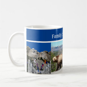Rushmore Yellowstone Tetons Photo Souvenir Set Coffee Mug