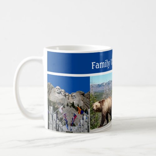 Rushmore Yellowstone Tetons Photo Souvenir Set  Coffee Mug