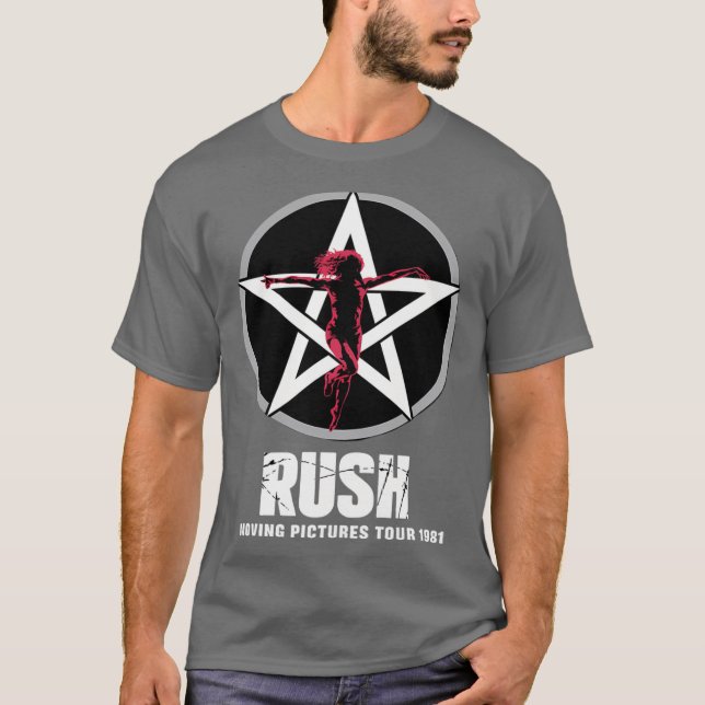 Rushs Rock 1981 Tour T-Shirt (Front)