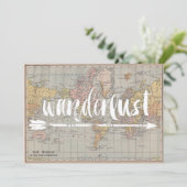 Rusic vintage inspired travel postcard (Standing Front)