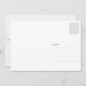 Rusic vintage inspired travel postcard (Back)