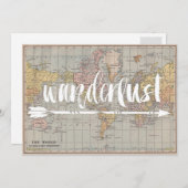 Rusic vintage inspired travel postcard (Front/Back)