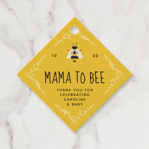 Rusitc Mama to Bee Baby Shower Favor Tags